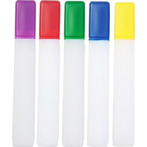 41cm Transparent Knitting Sewing Needle Crochet Hook Tube Case Storage Container