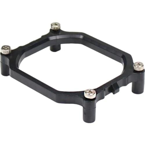 Stable Black Computer CPU Fan Bracket Heat Dissipation Mounting Durable Holder Base Professional Cooling For Intel LGA2011