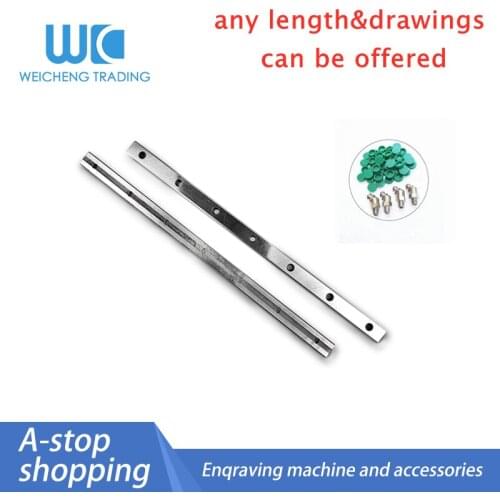 HR30 30mm 2pcs 100mm - 1150mm HGR30 Square Linear Guide Raisl for Slide Block Carriages CNC parts Router Engraving