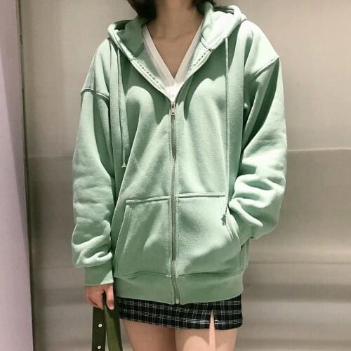 UNUTH Girls Oversize Jackets 2021 Spring-Autumn Fashion Ladies Loose Cotton Coats Vintage Women Chic