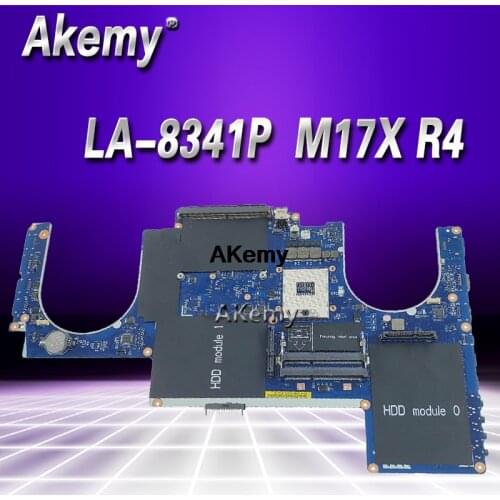 LA-8341P Laptop motherboard For DELL Alienware M17X R4 original mainboard 100%Test