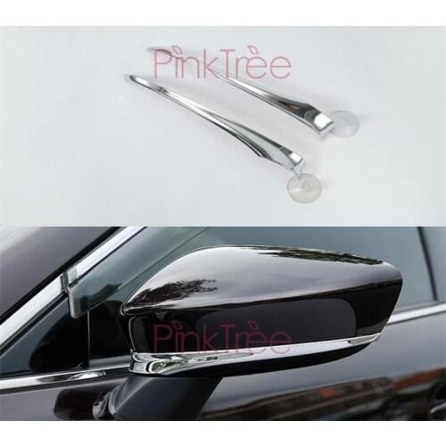 Chrome Plated ABS Car Rearview Side Mirror Cover Trim Stipe Strip Fit For Mazda 6 Atenza 2014 2015 2016 2017