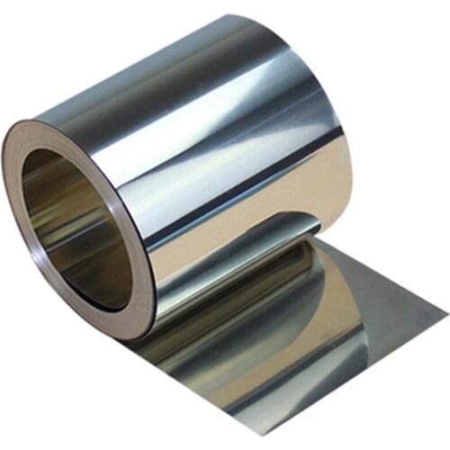 Newest Stainless Steel Sheet Silver 304 Stainless Steel Fine Plate Sheet Foil 0.1-0.8mm*100mm*1000mm For Precision Machinery