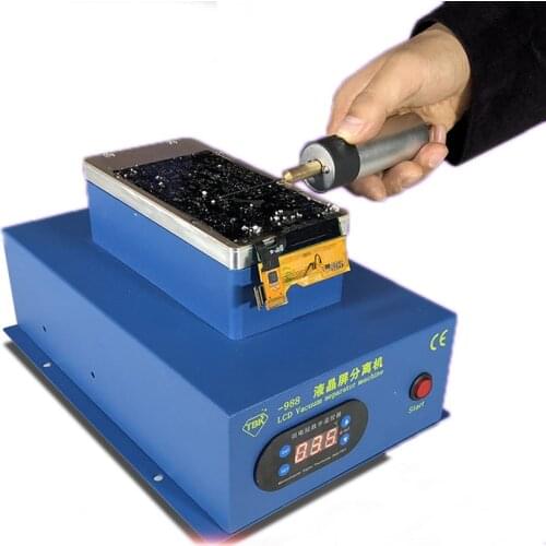 Newest Built-in Dual Vacuum Pump Manual Separator Double Pump LCD Screen Splitter OCA Glue Removal Separator TBK-988