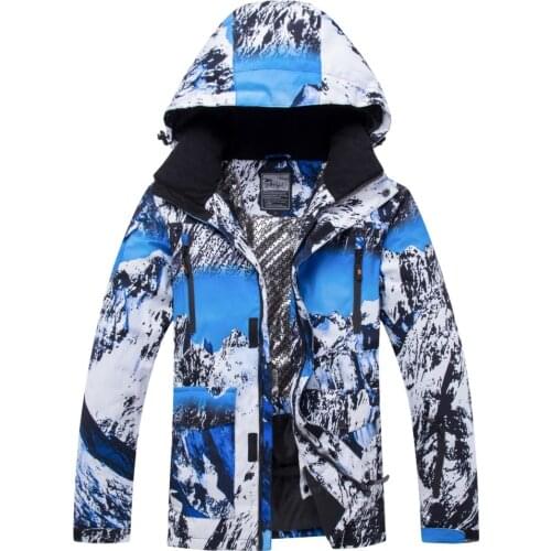 New Hot Men Ski Jackets Winter Outdoor Thermal Waterproof Windproof Snowboard Jackets Climbing Male Snow Skiing Sport Clothes