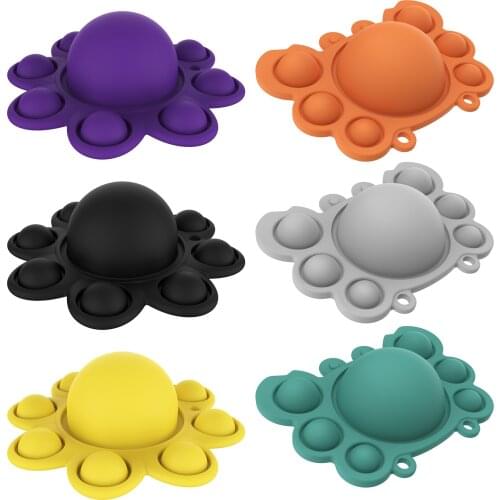 New Rodent Pioneer Finger Bubble Music Flip Silicone Decompression Vent Educational Toy Gift POP IT Decompression toys fidget
