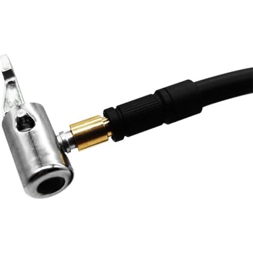 Portable Inflatable Pump for Car Tire Air Chuck Compressor Tire Inflator Tire Chuck with Barb Connector Hose Auto Repair Tools