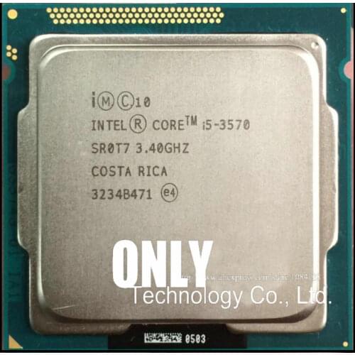 FREE SHIPPING intel I5 3570 CPU Processor Quad-Core(3.4Ghz /L3=6M/77W) Socket LGA 1155 Desktop CPU i5-3570