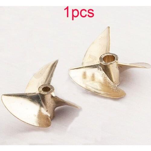 1pcs DIY 436/437 3-blade Propller Shaft Hole 4mm/4.76mm High Speed Paddle Copper Prop Diameter 36mm/37mm for RC Boat Spare Parts