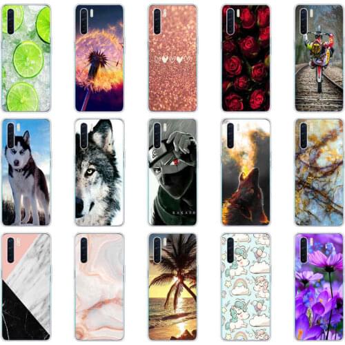 For OPPO A91 Case 6.4"inch full Protective Silicon Soft Back TPU Phone Cover For OPPO A 91 Capas CPH2001 CPH2021 Funda Bumper