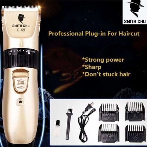SMITH CHU New Waterproof Hair Clipper Beard Electric Hair Trimmer Shaver Body Hair Mustache Shaving Trimmer Haircut