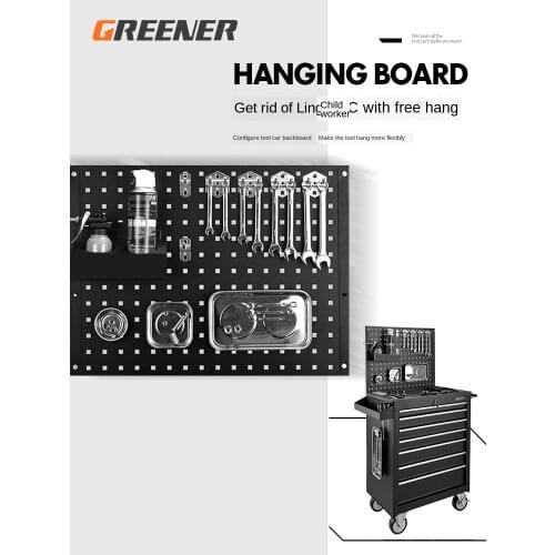 Tool car, auto repair cart, multifunctional mobile tool cabinet, metal cabinet, drawer type for workshop