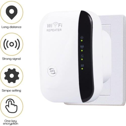 Wireless Wifi Repeater Extender 300mbps Range Router Wifi Signal Amplifier Booster Access Point
