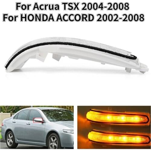 Reaview Mirror LED Turn Signal Light For Acrua TSX 2004-2008 For Honda Accord 2002-2008 Blinker Indicator Lamp 34350-SEA-013