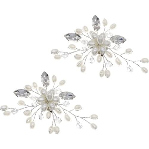 1 Pair Shoe Clips Women Weddings Bridal Party Prom Shoe Charms Buckle Decor