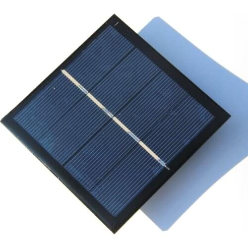 1W Solar Panel With Base For AA Battery 1W 2V Solar Cell For 1.2V 1xAAA Rechargeable Battery Charging Directly NEW