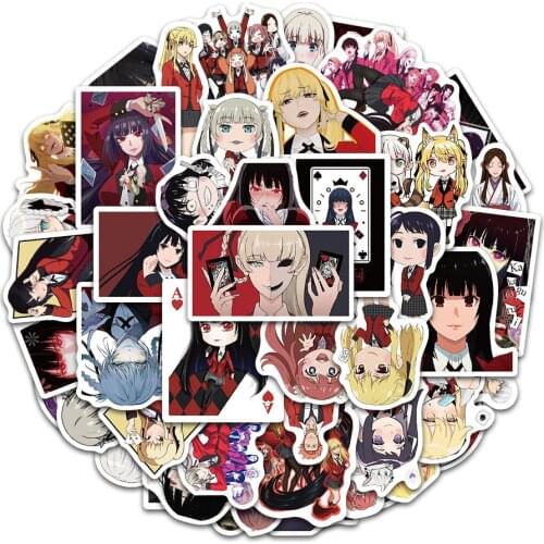 10/30/50PCS Cartoon Anime Gambling Abyss Graffiti Stickers Snake Dream Suitcase Guitar Laptop Decoration Toys Wholesale