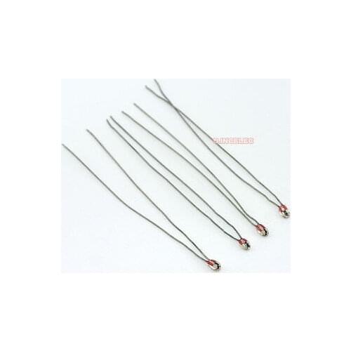 10pcs NTC Thermistor 100K ohm 1% Tolerance Glass Encapsulated 1.25mm