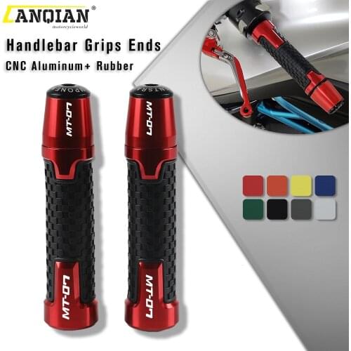22MM For YAMAHA MT07 MT 07 MT-07 TRACER 2016 2017 2018 2019 2020 Motorcycle Accessories Handlebar Grips Handle Bar Cap End Plugs