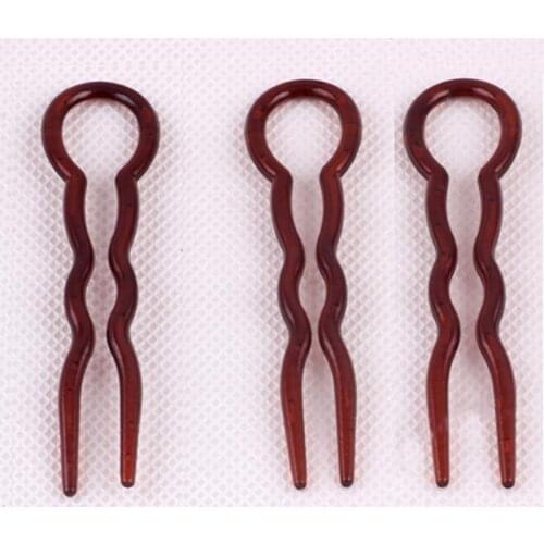 2018 Fashion 3PCS Pin Wavy Hair Fork Stick Twist Styling Clip Bun Maker Braid Tool Makeup Tool DIY Party Gift Beauty Decor