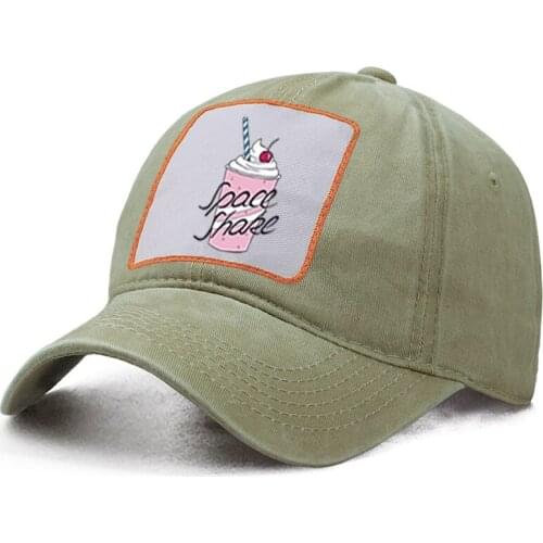 Ice Cream Space Shake Brand Baseball Cap Boinas Dad Trucker Solid Snapback Hat Woman Ponytail Berets Cap Casquette Gorras Hats