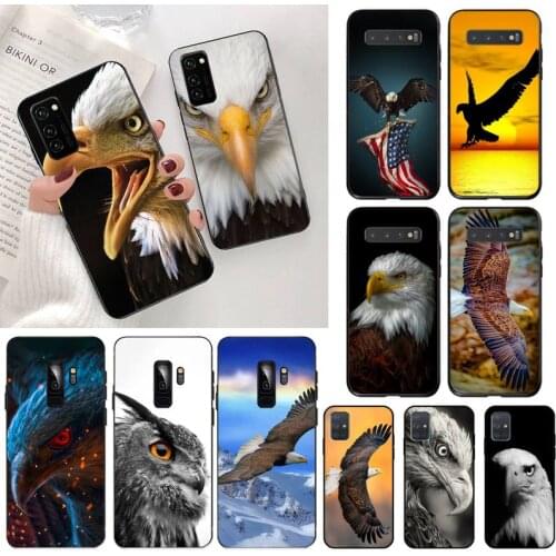 Mantin Bird Eagle hawk Phone Case for Samsung S20 plus Ultra S6 S7 edge S8 S9 plus S10 5G lite 2020