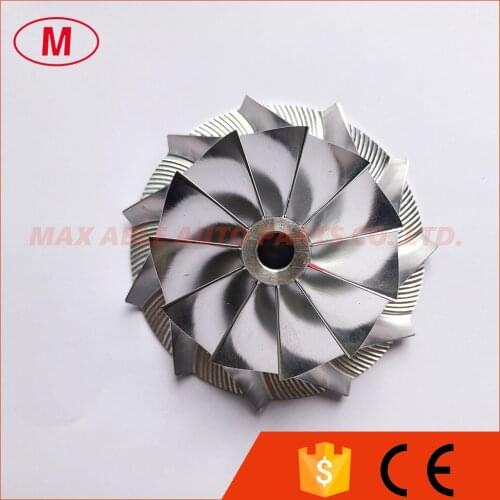 CT26 20T 45.82/64.89mm 11+0 blades high performance Turbo Billet/milling/aluminum 2618 compressor wheel