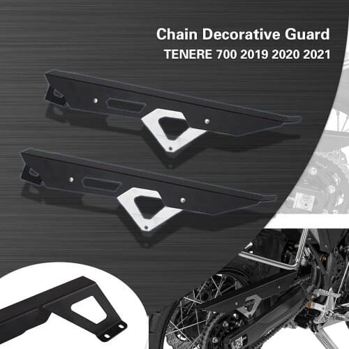 Motorcycle Parts Rear Belt Frame Guard Cover Protector For Yamaha Tenere 700 Tenere700 2019 2020 2021 Chain Decorative Guard