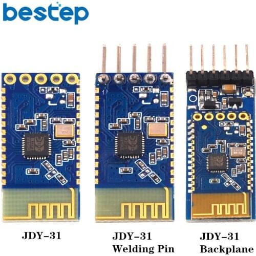 JDY-30 = JDY-31 SPP-C Bluetooth Serial Pass-through Module Wireless Serial Communication from Machine Replace HC-05 HC-06