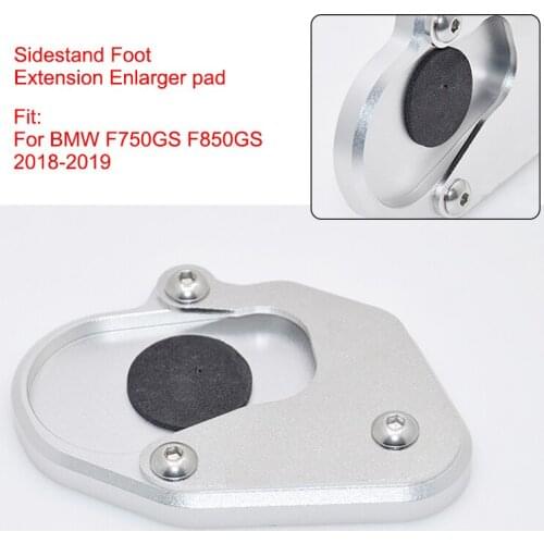 F750GS F850GS F750 GS F 850 GS Side Stand Foot Kickstand Support Plate Extension Enlargement Pad for BMW 2018 2019 F750GS F850GS