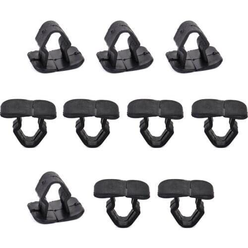 DWCX 10x Car Engine Hood Insulation Pad Retainer Clips 1H5863849A01C For VW CC Beetle Golf Passat Touareg Jetta Audi A4 A6 S6