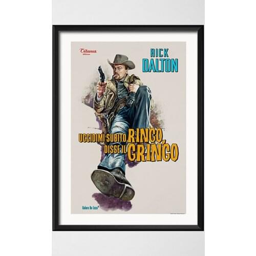 High-Definition Hollywood Quentin Tarantino New Movie Art Painting Canvas Vintage Poster Wall Home Decor
