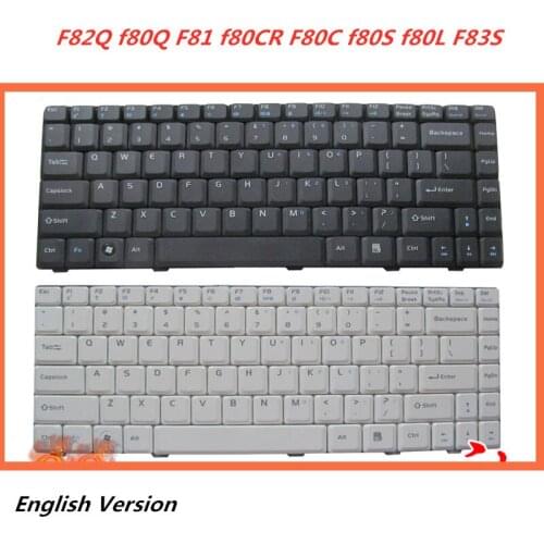 Laptop English Keyboard For Asus F82Q f80Q F81 f80CR F80C f80S f80L F83S notebook Replacement layout Keyboard