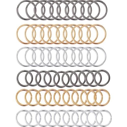 60pcs/lot 10mm 12mm Mix Colors Seamless Circle Nose Rings Piercing Hoop Septum Nose Ring Sexy Ear Piercing Body Jewelry