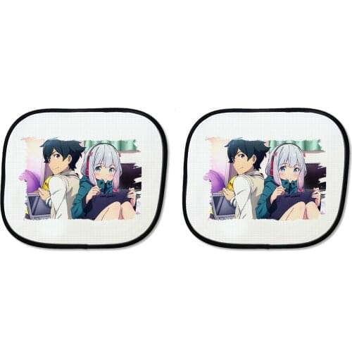 MERCHANDMANIA PARASOL double EROMANGA SENSEI ANIME series side windows car accessory gift custom offer