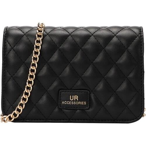 Soft Fashion Pu Leather Chain Shoulder Bag Retro Casual Women Purses and Handbag Women Clutch Tote Bags for Women High Quality