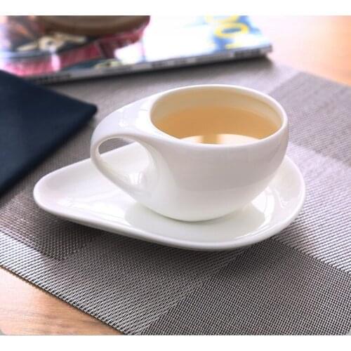 200ml European Crooked-style Ceramic Coffee Cup Set Creative Afternoon Tea Cup Milk Mug Water Mug Tea Cup Coffee Cup
