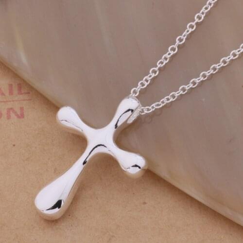 Wholesale High quality silver plated Fashion jewelry chains necklace pendant WN-280