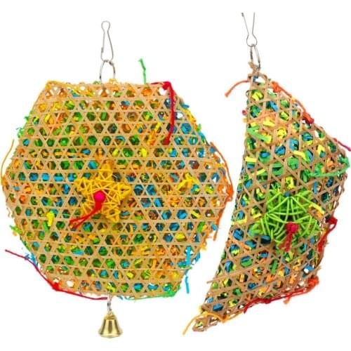 PipiFren Bird Toys Large For Parrot Conure Accessories Perch And Budgie Parakeet Toy Supplies Cage Decoration African Grey