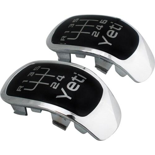 Applicable to 2004-2012 Skoda yeti, an electroplated black cover mounted driving operating rod decorative mark