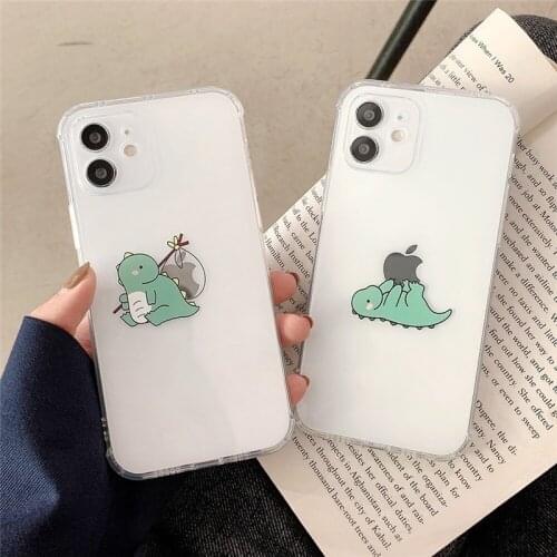 Funny Cartoon mouse Cat Clear Phone Case For iPhone 11 12 Pro Max Mini 7 8 Plus X XR XS Max Cute Soft Shockproof Back Cover Capa