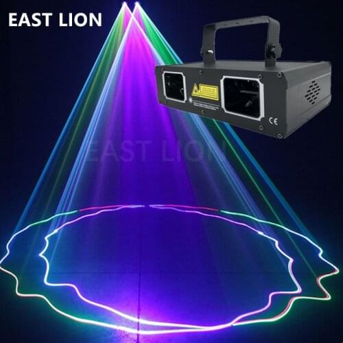 Rgb Laser Light Bar Disco Lamp Dmx512 Dj Equipment Home Theatre System Soiree Laser Show For Party Bright Beam Nightclub Lights
