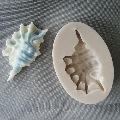 3D Shell Candle silicone mold Shell Soap Mold Cake Decoration Tools Sugar Craft Candle Moulds DIY Craft Fondant Molds SDF-SHIP