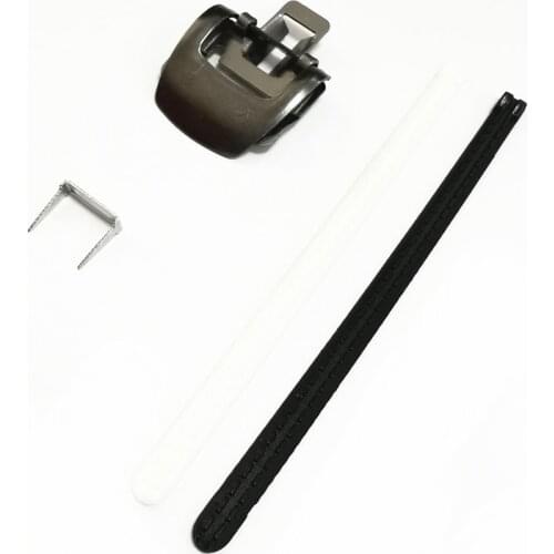 Steel material with nylon plastic band plating for mens trousers adjustable side waist band 3 parts buckle adjustable buckle