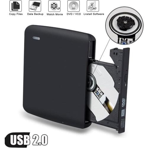 External USB 2.0 High Speed DL DVD RW Burner CD Writer Slim Portable Optical Drive for Asus Samsung Acer Dell Universal SONY HP