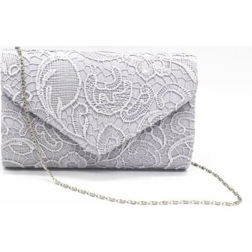 BiPtyDam Elegant Designer Women Envelope Clutches Flap Pochette Soiree Lace Crochet Handbag Fashion Evening Bags Party Wallets