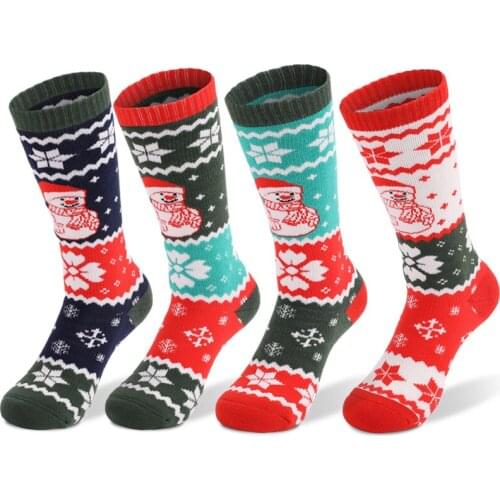 Winter Ski Socks Children Cotton Sports Thermal Socks Boys Girls Outdoor Snowboarding Hiking Skiing Socks Thermosocks