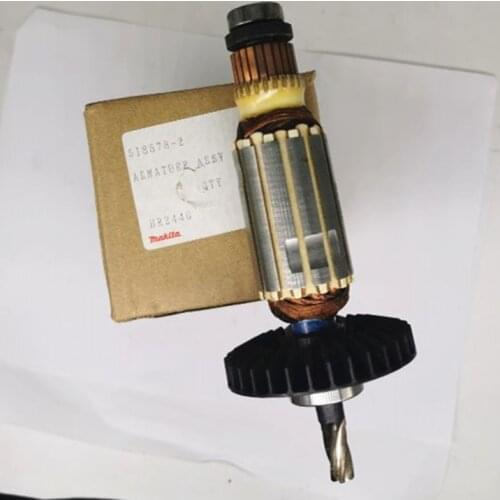 220-240V 5 Teeth Original HR2440 518878-2 for MAKITA 517378-9 HR2450A HR2450T HR2440 HR2455 HR2450 HR2450FT HR2450F Anchor