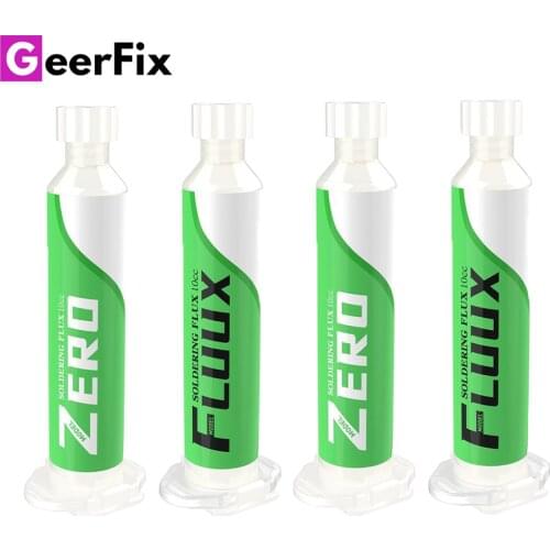 2UUL Solder Paste Flux 10CC Liquiid Welding Fluxes Tinlux No Clean Reprocessing BGA Flux Repair Soldering Cream Model ZERO FLUUX