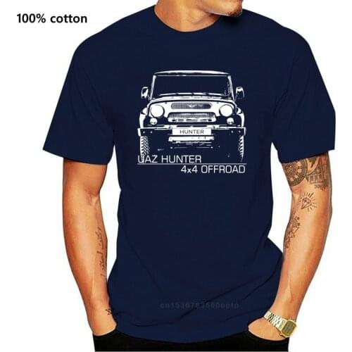 4X4 Off Road Russsische Uaz Hunter Suv Power Car Auto 2019 New 100% Cotton Top Quality Funny O Neck T Shirt Cartoon T Shirts